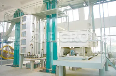 This site is designed for rice bran pretreatment and puffing workshops and is suitable for large-scale rice bran oil processing plants.
