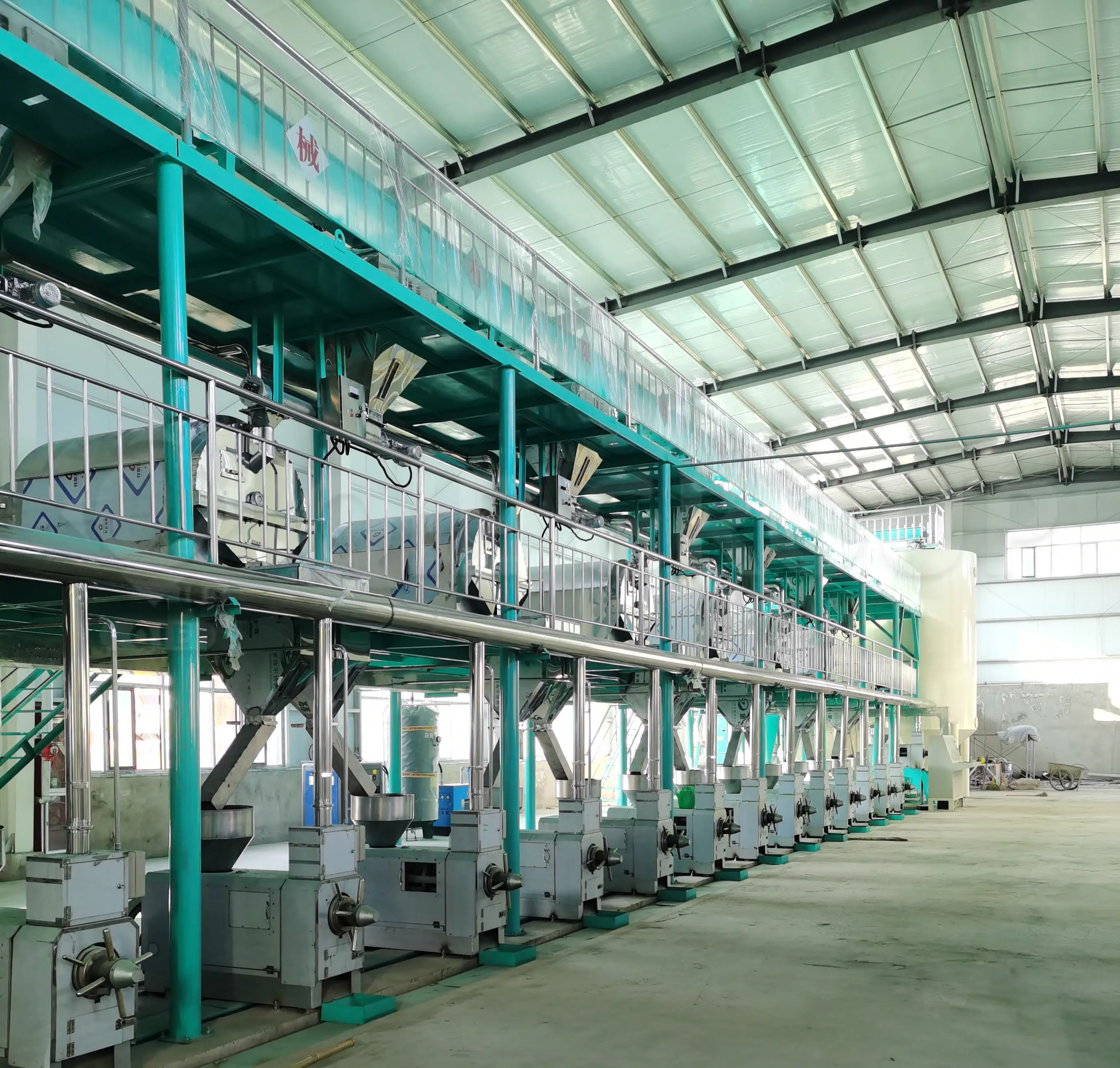 equipo de prensado de aceite para procesar semillas oleaginosas utilizado en plantas de producción de aceite comestible