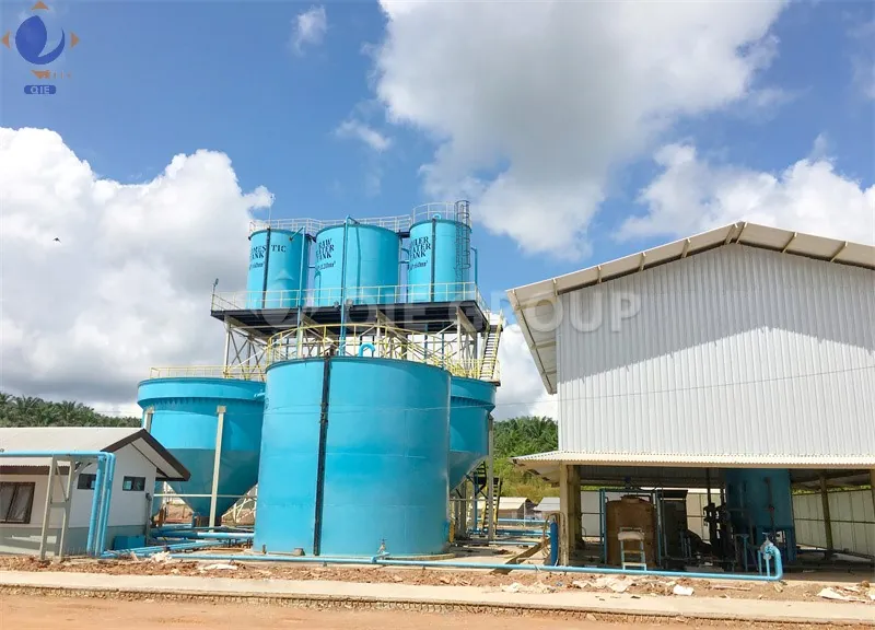 Palm oil water tank, providing hot water supply and process support for palm oil processing plants