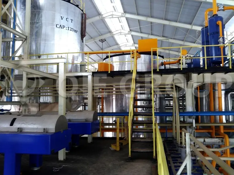 Centrífuga horizontal para aceite de palma crudo en el proceso de clarificación del aceite