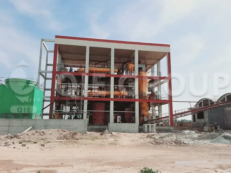 Fully enclosed negative-pressure rapeseed oil solvent extraction plant workshop