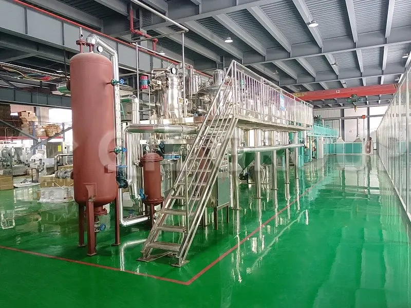 Taller de refinación de manteca de karité para su procesamiento posterior