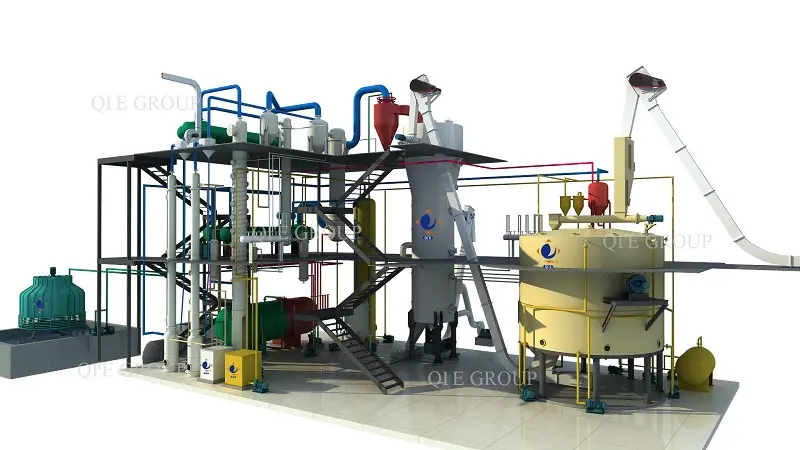 Cottonseed oil solvent extraction workshop featuring rotocel extractor, DTDC desolventizer toaster, and miscella evaporator