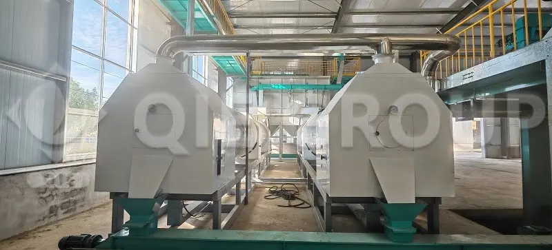 用于压榨预处理的商用花生仁烘炒机和蒸炒锅