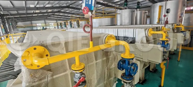 用于粗花生油澄清的板框压滤机