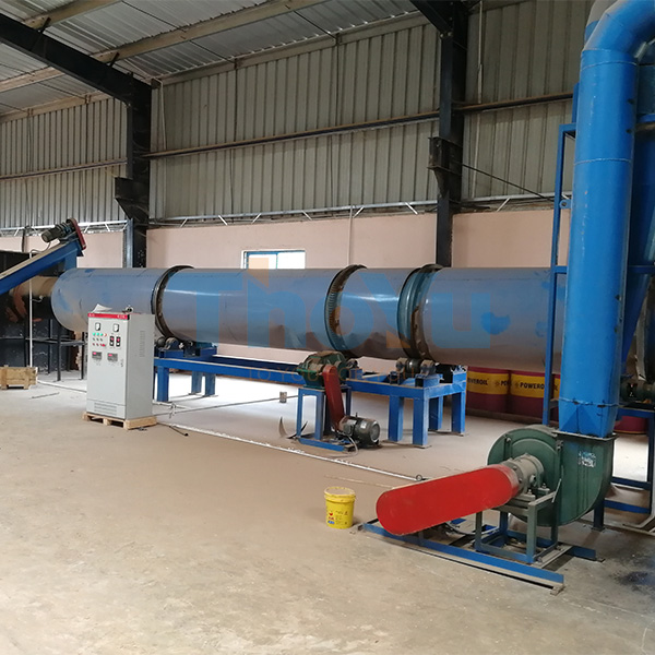 Mid-sized pallet manufacturing facility using drum wood chipper showing increased capacity and reduced waste