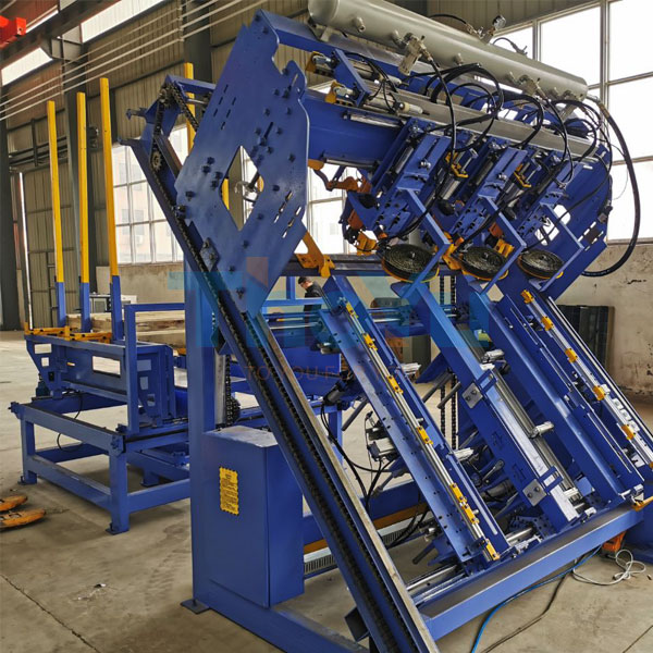 Error comparison chart between traditional and new nailing machines