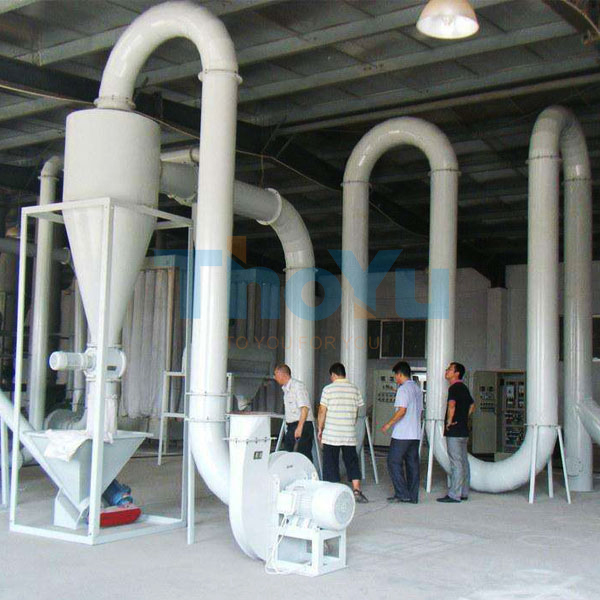 The plastic pallets produced by the machine