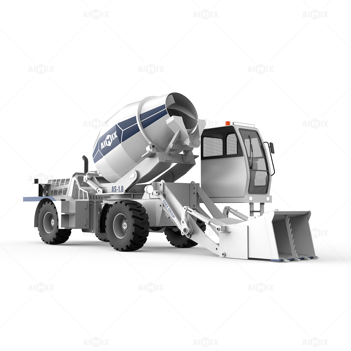 对比信息图展示使用自装式混凝土搅拌车的成本节约