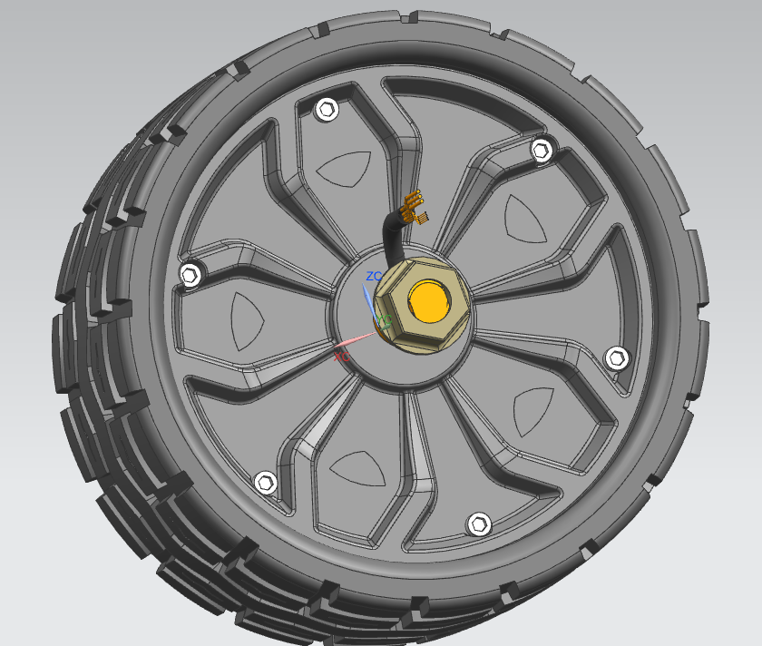 Lawn mower motor maintenance illustration