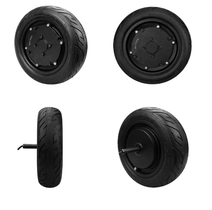 8-inch lawn mower motor installation illustration