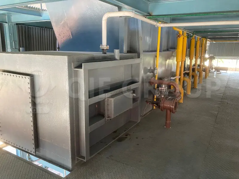 Extractor de cadena rastrera de acero inoxidable a gran escala para planta de extracción por solvente de aceite de nuez de karité, diseñado para maximizar el rendimiento de aceite.