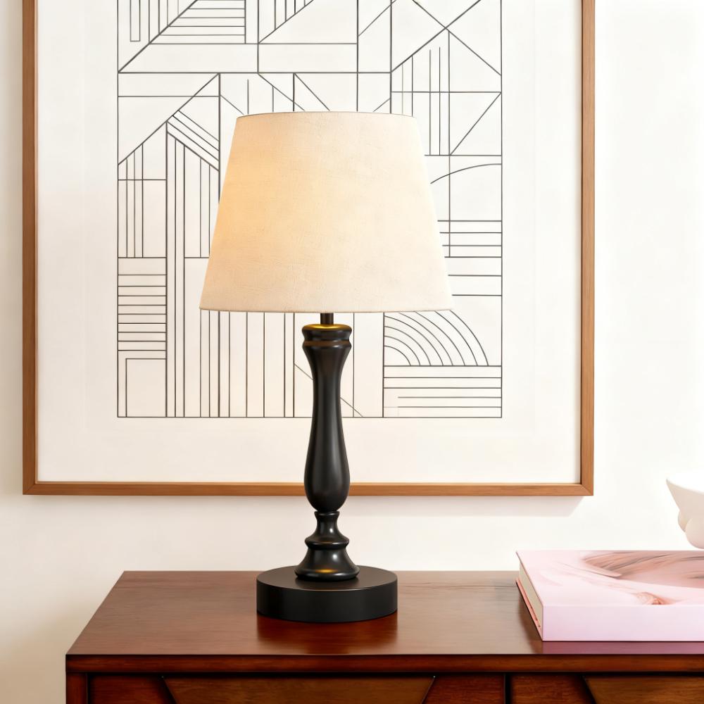 19-inch classic black desk lamp by Zhengzhou Senyu Home Furnishings, designed for office or study use with adjustable arm and eye-protecting LED lighting