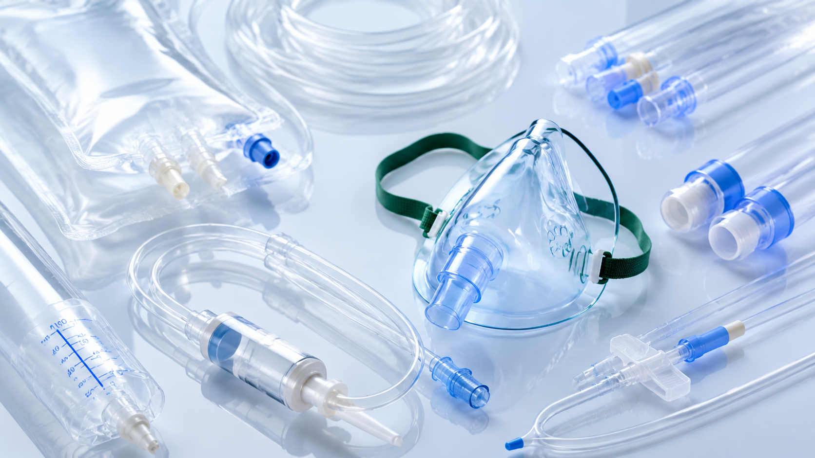 Illustration of Flexible Medical PVC Material Applications