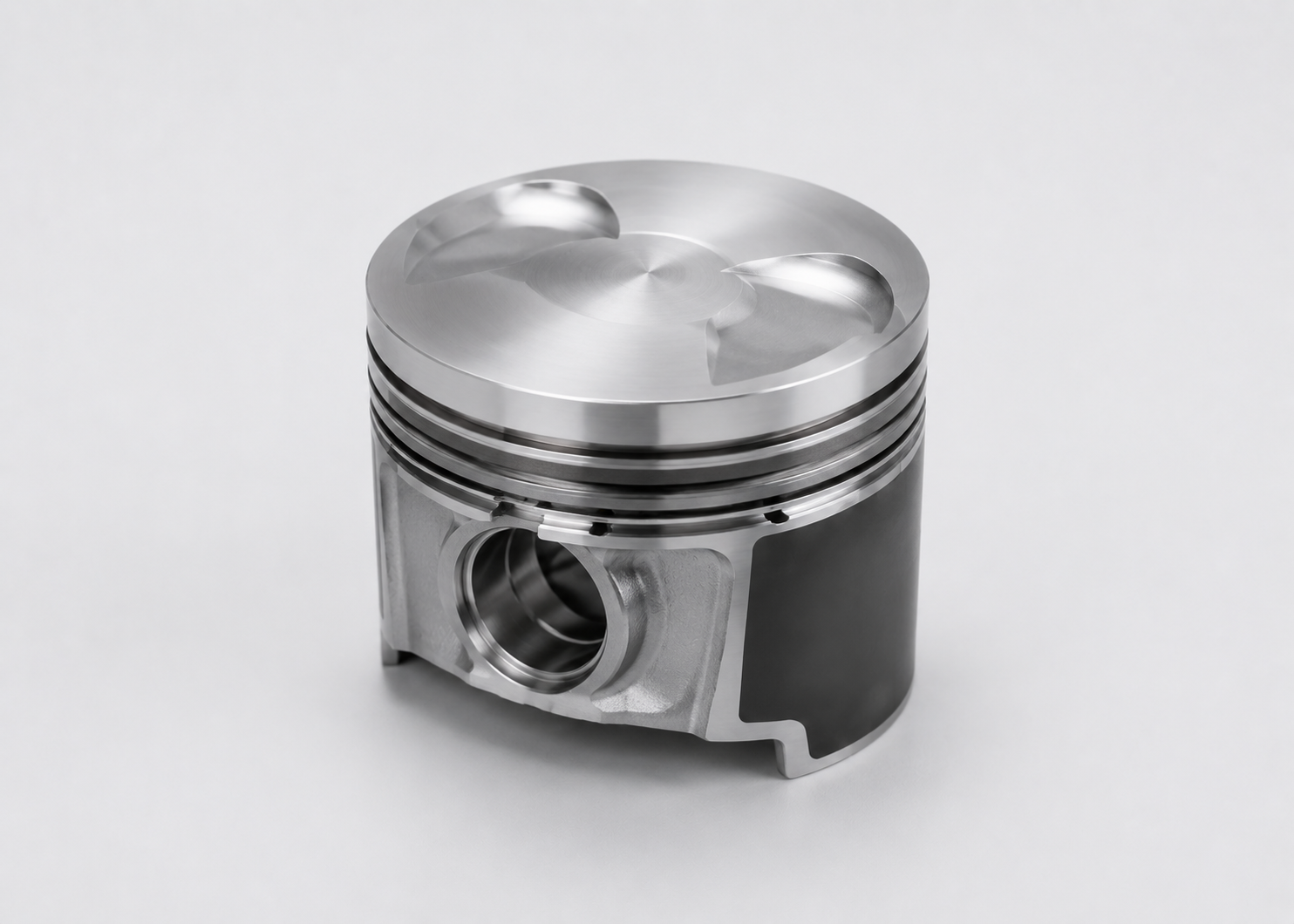 Piston workpiece for precision machining