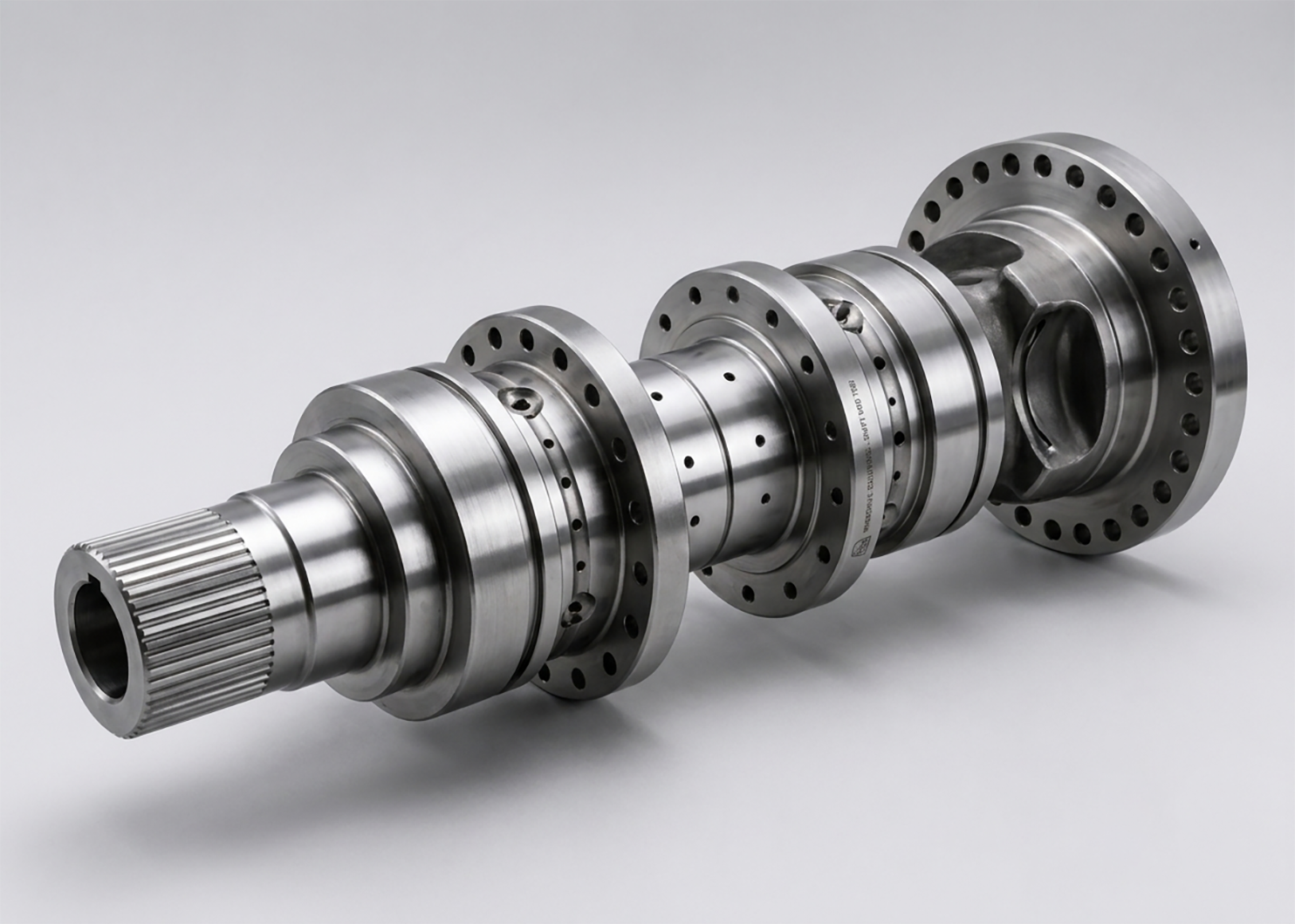 Hardened 42CrMo generator shaft workpiece for precision turning