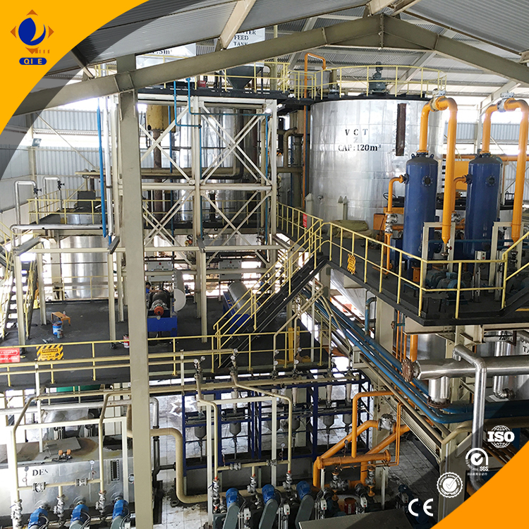 Equipo de refinación de aceite de palma de Penguin Group operando con alta capacidad
