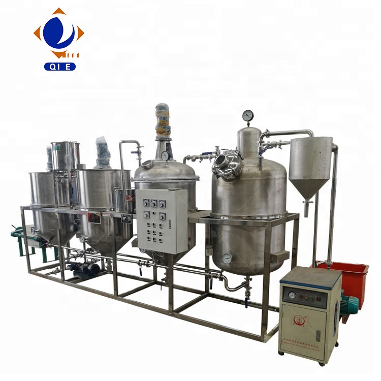 304 stainless steel soybean oil refining equipment installed in a processing unit