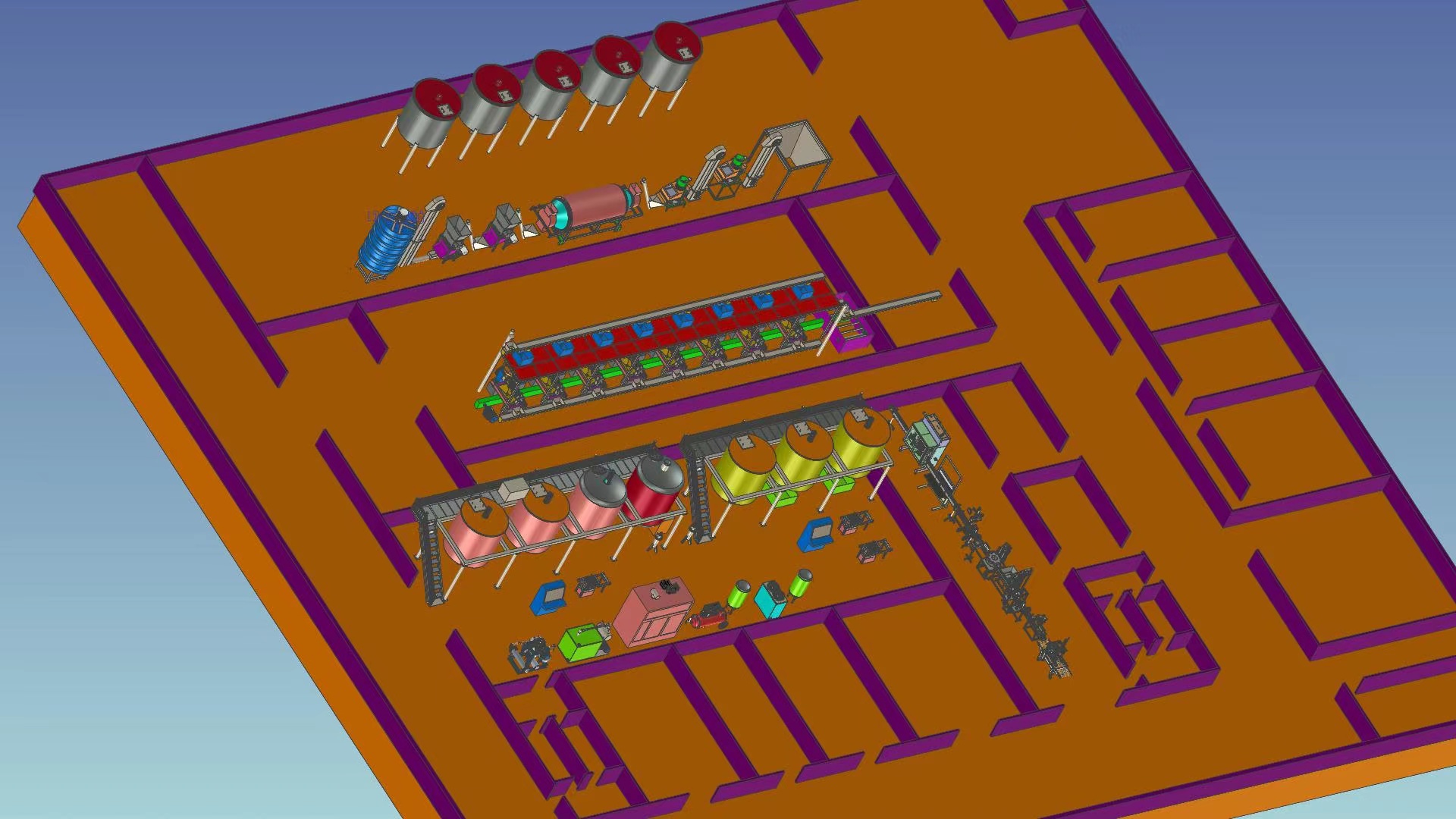 Схема разделения влажного шрота