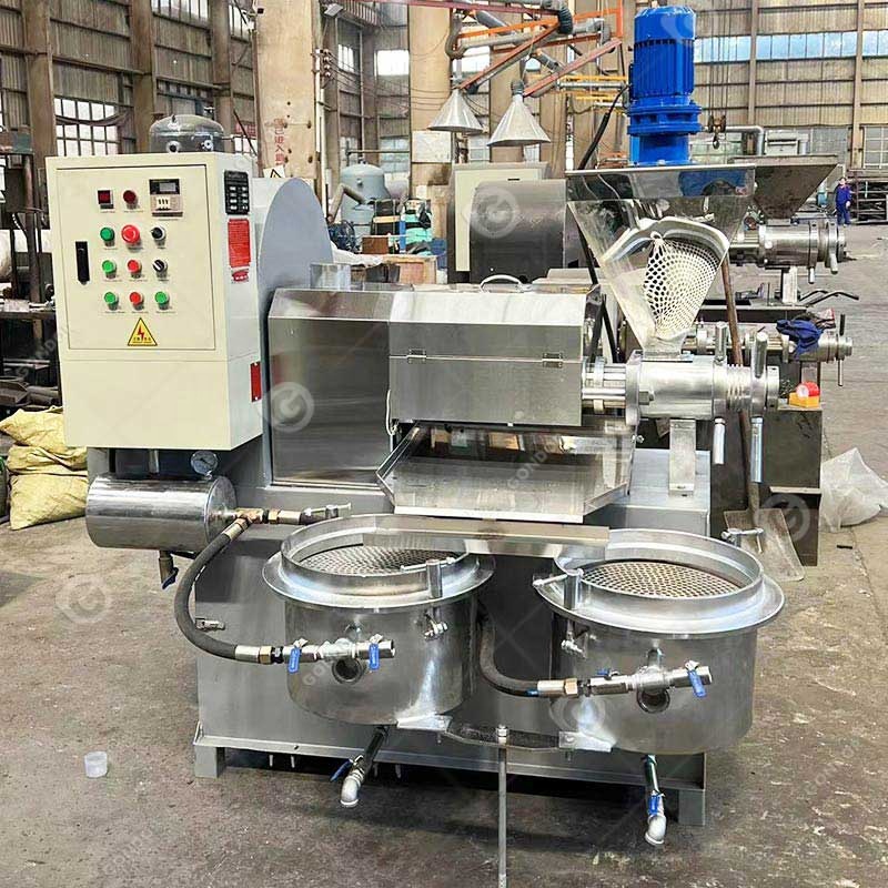 Диаграмма технологического процесса интегрированного оборудования для арахисового масла