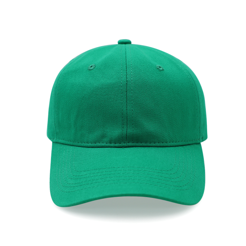 Eco-friendly custom sports caps on display