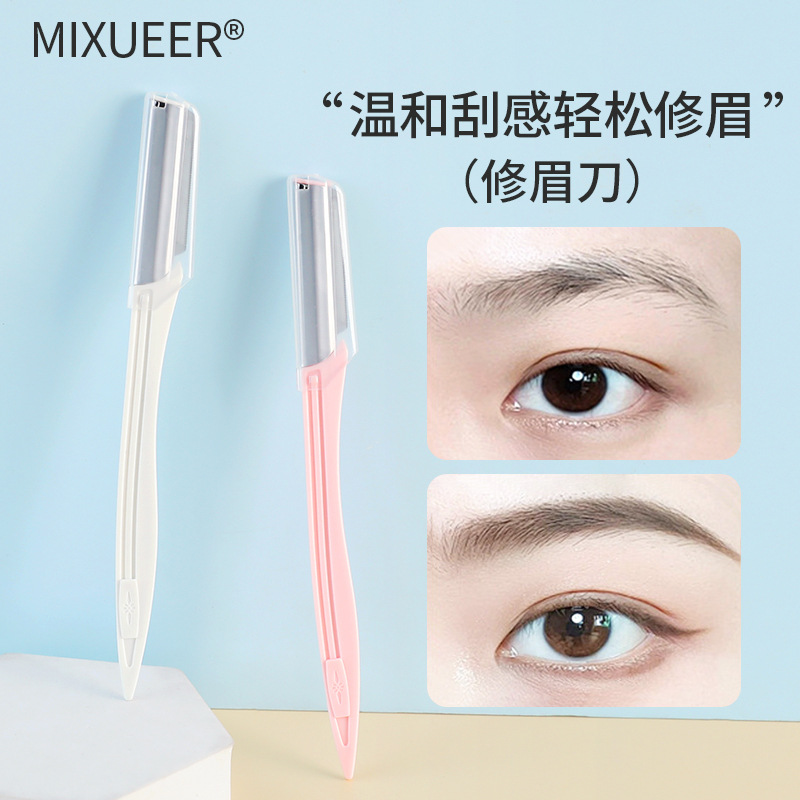 Eyebrow razor in international market packaging