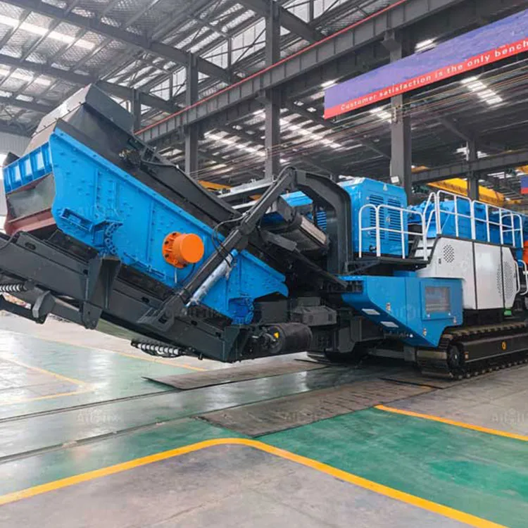 Crawler Type Mobile Rock Stone Crusher Plant-9