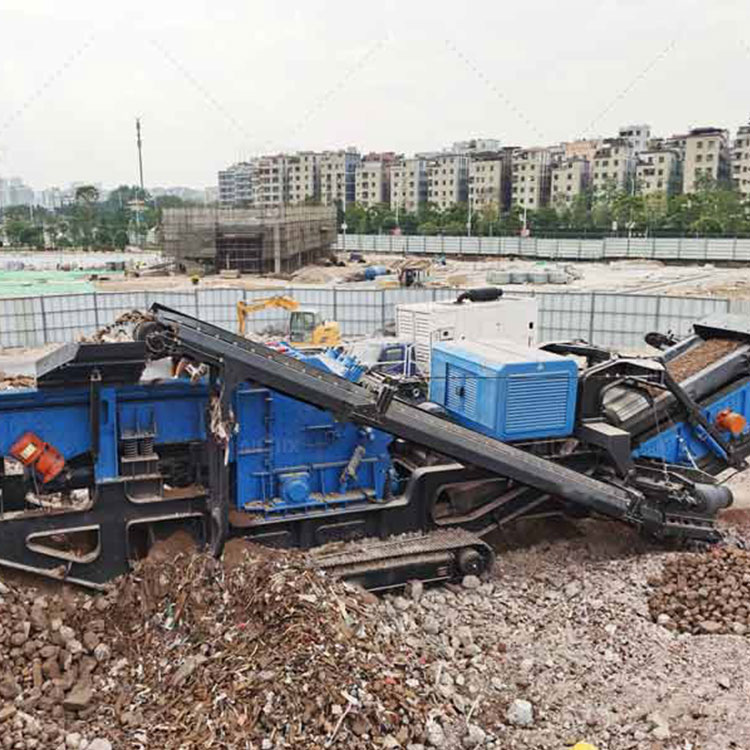 Crawler Type Mobile Rock Stone Crusher Plant-7
