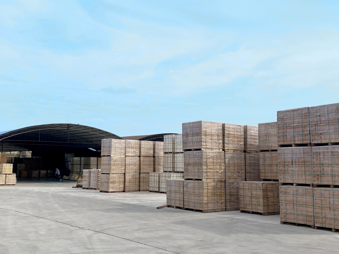 High-temperature industrial environment with refractory materials