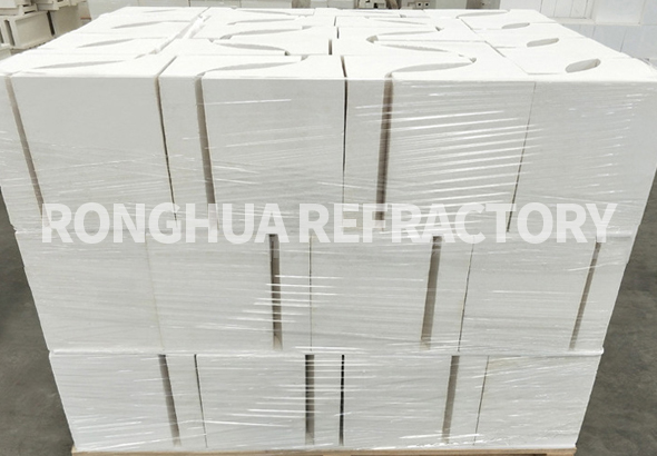 Industrial steel furnace lined with certified high-alumina refractory bricks improving operational safety