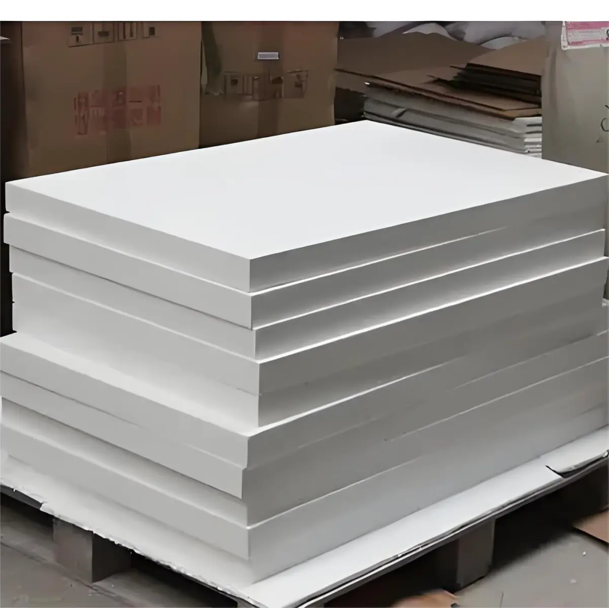 Ceramic fiberboard