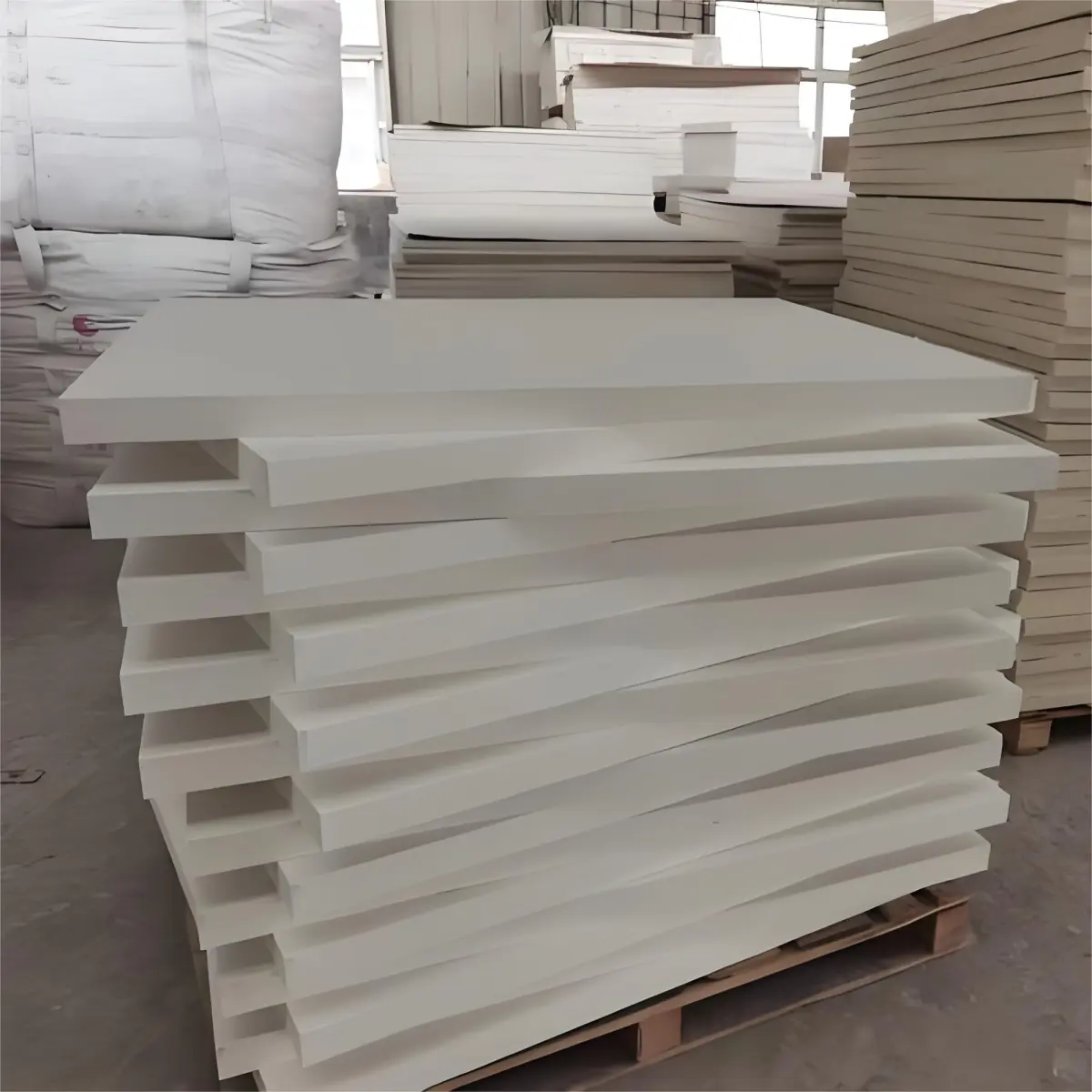 Ceramic fiberboard