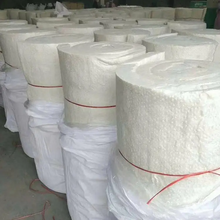 High-temperature refractory ceramic fiber blanket
