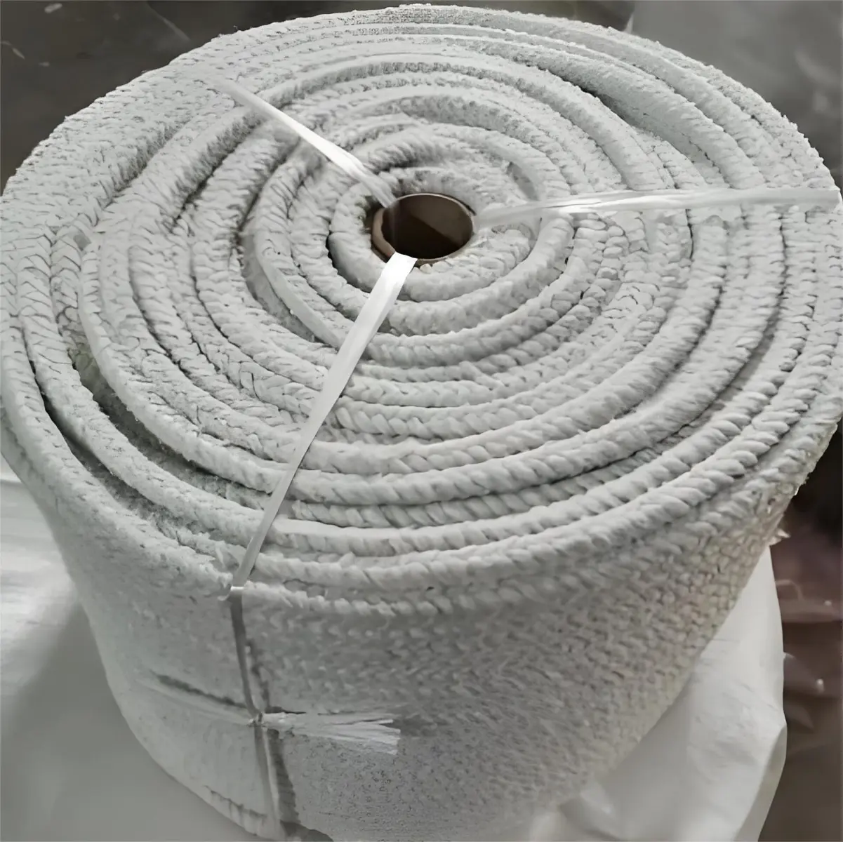 Ceramic fiber rope