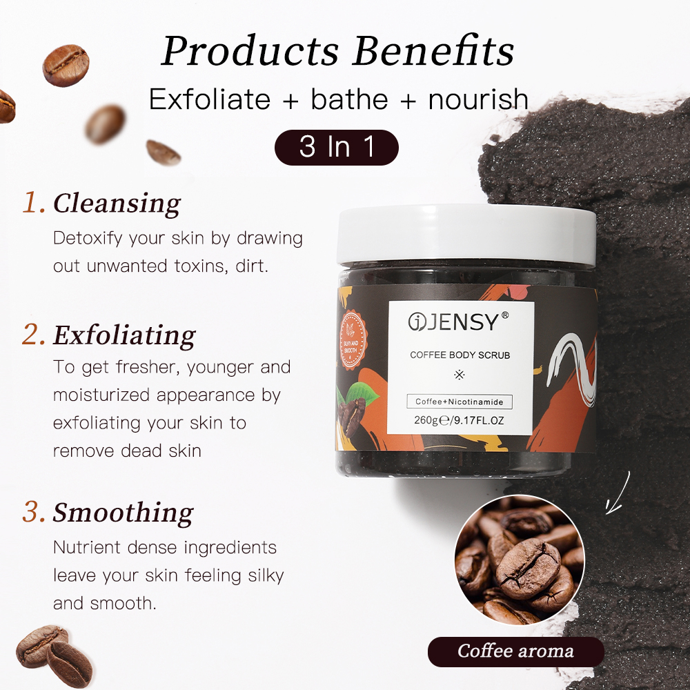 Sensitive skin exfoliation illustration