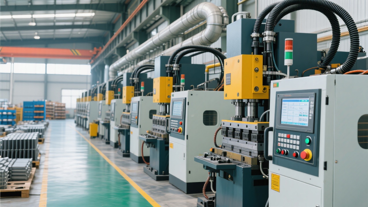 Hydraulic cold press machine in operation, demonstrating oil extraction in a clean, industrial environment