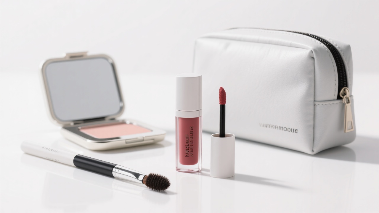 涂抹持久防水哑光唇膏