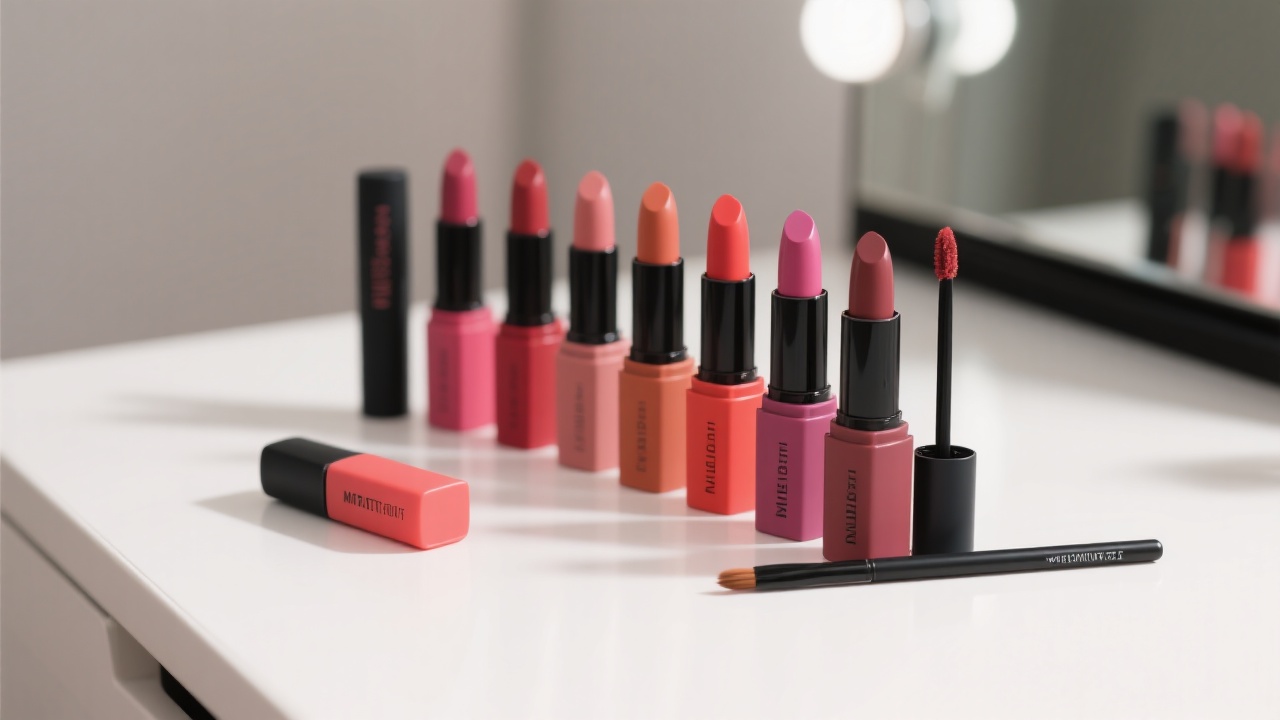 演示如何使用李美唇膏